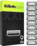 Gillette Labs Rasierklingen, 9 Ersatzklingen, für Gillette Labs Nassrasierer...