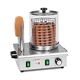 Klarstein Wurstfabrik Pro 550 Hot Dog Maker, 550 Watt, 2 Heizspieße,...