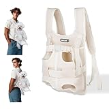 Haustier Rucksack, Hundetrage Verstellbar Hunderucksack Tragbar Atmungsaktives...