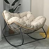 Generisch Schaukelstuhl Auflage wasserdicht Rattan Wohnzimmer, 10cm Dicke...