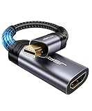 JSAUX Mini DisplayPort auf HDMI Adapter Haltbar Mini DP (Thunderbolt) Stecker zu...