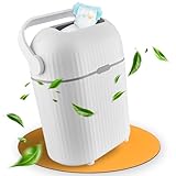 katmare Windeleimer [Geruchsdicht] Kleiner Wickeltisch Windel Mülleimer 9L -...