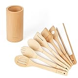 Naturoom Küchenutensilien-Set, 30,5 cm, Bambus-Kochlöffel und Spatel, perfekt...