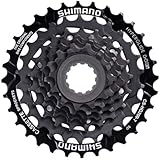 SHIMANO Unisex – Erwachsene CSHG200 Zahnkranz-Kassette, Schwarz, One Size