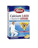 Abtei Calcium 1400 + D + K - hochdosiert - Mit Vitamin D und Vitamin K - Zum...