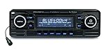 Caliber Retro Autoradio - Auto Radio Bluetooth USB - FM - 1 DIN Radio Auto -...