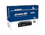 EDISION Proton S2 Full HD SAT Receiver FTA, (1x DVB-S2, USB WiFi Support, USB,...