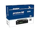 EDISION Proton S2 Full HD SAT Receiver FTA, (1x DVB-S2, USB WiFi Support, USB,...