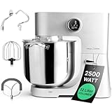 ProfiCook® Küchenmaschine mit XXL 12L Schüssel | Knetmaschine mit 2500W...
