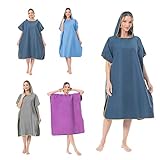 Mokani Surf Poncho für Damen Herren Erwachsene Jugendliche, Ultraleicht und...