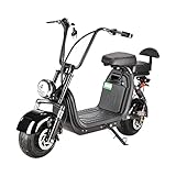 E-Citycoco Scooter with 48v12ah Battery,Fat Tire Electric Bike for Man and...