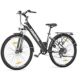 Touroll J1 ST 27,5 Zoll Trekking E-Bike Herren Damen, Elektrofahrrad mit 36V...
