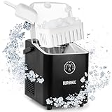 Duronic ICM12 BK Automatische Eiswürfelmaschine | 8 Eiswürfel in 6-8 min | 1 L...