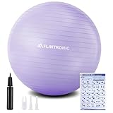 flintronic Gymnastikball, 55cm, Ultra-Dicker Anti-Explosions-Yoga-Ball mit...