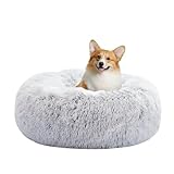 HMTOPE Orthopädisches Hundebett rund Hundekissen Hundesofa Katzenbett Donut...