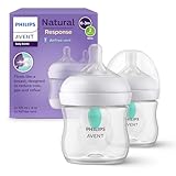 Philips AVENT Babyflaschen Natural Response – 2x Babyflaschen mit AirFree...