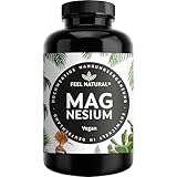 Magnesium hochdosiert Kapseln - 365 Stück (Jahresvorrat) - 664mg je Kapsel,...