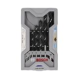 Bosch 7x PRO Wood Brad Point Drill Bit Set (for Softwood, Hardwood, Ø 3,0, 4,0,...