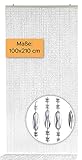 Kobolo Türvorhang Diamonds, 100x210 cm, transparent, 80 Stränge, eleganter...