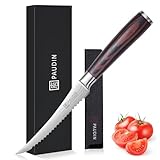 PAUDIN Tomatenmesser 13 CM, Professionelles Küchenmesser für Tomaten, Messer...
