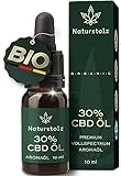 Naturstolz® CBD ÖL 30% Premium Vollspektrum - Bio Hanföl Tropfen mit 3000mg...