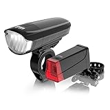 DANSI LED Fahrradlicht Set - StVZO Zugelassenes Fahrrad Licht mit 60, 30 & 15...