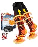 2026 Upgraded Beheizbare Socken, Wiederaufladbare Heizsocken mit 2×5000mAh 5V...