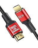 HDMI Kabel Kurz 50cm, HDMI 2.1 Kabel 8K@60Hz 4K@120Hz 48Gbps, Ultra High Speed...