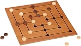 Philos 3181 - Mühle-Set mit klappbarem Spielbrett, Strategiespiel