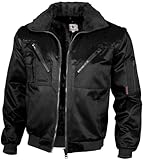 Qualitex - Pilotenjacke 4 in 1, Schwarz, XL