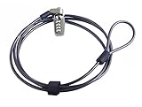 CaLeQi Kombination Security Lock Kabel für Notebook Laptop PC...