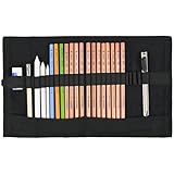 MARCO Skizzen Zeichen Bleistift Set 21 Stück Skizzier-Set Zeichenstifte für...