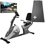 Skandika Liegeergometer Centaurus | Liege-Ergometer mit Trainingscomputer, 13kg...