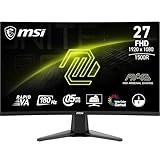 MSI MAG 27C6F 27 Zoll FHD Curved Gaming Monitor - 1500R 1920 x 1080 Rapid VA...
