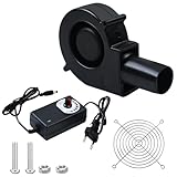 MaxAwe AC 230V Turbinengebläse, 12V Regelbar Kühlung Lüfter, Radialventilator...