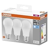 OSRAM LED Lamps Base Classic A, in Kolbenform mit E27-Sockel, Nicht Dimmbar,...