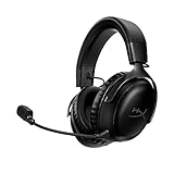 HyperX Cloud III Wireless Gaming-Headset – Over-Ear Headset mit Mikrofon, 120h...