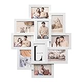 SONGMICS Bilderrahmen-Collage, Fotorahmen Familie, für 10 Fotos je 10 x 15 cm...
