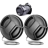 Objektivdeckel für Kamera Objektive, 2 Stück Lens Cap Ersatz-Schutzkappe,...