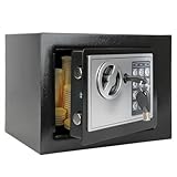 4,6L Tresor Für Zuhause, Diebstahlsicherer Elektronischer Safe Mit 2...