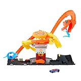 Hot Wheels City Spielzeugauto-Trackset, Pizza-Kobra-Angriff,...