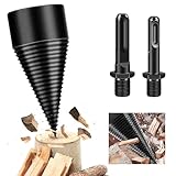 MaxEarn Brennholzbohrer, Bohrkegel Holzspalter 42mm Kegelspalter Spaltbohrer mit...
