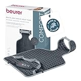 Beurer HK 64 Grey Heizkissen für Rücken & Nacken, Wärmekissen mit...