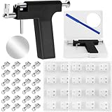 CUEMOON Ohrlochstechpistolen-Set Wiederverwendbares Ohrlochstechwerkzeug...