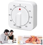 60 Minuten Eieruhr Mechanisch,Kurzzeitwecker Küche mit Lauter Alarm...
