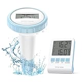 Pool-Thermometer, Kabelloses Schwimmendes Poolthermometer, Floating Pool...