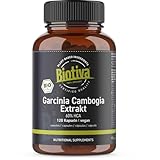 Garcinia Cambogia Extrakt Bio hochdosiert 120 Kapseln - 2 Monatsdosis - vegan -...