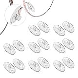 8 Paar Brillen Nasenpads, Nasenpads zum Einstecken Rutschfeste Brille Nasenpads Weiche Silikon Transparent Nasenpad Rutsch Stopper Brille Zubehör Gläser Nasenpad