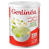 Gerlinéa Suppe Lauch Kartoffel - Proteinreicher Mahlzeitenersatz - Trockensuppe...