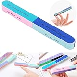 QSLKI Nagelpolierblock, 7-stufig, Nagelfeilen Doppelseitige, waschbare und...